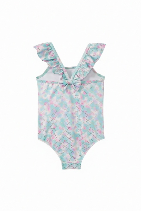Ocean Pixie Ruffle One-Piece Girls Swimsuit