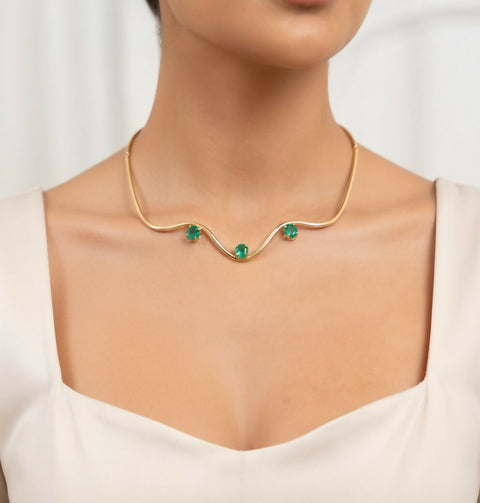 Nora Handmade adjustable Choker & bracelet & ring set