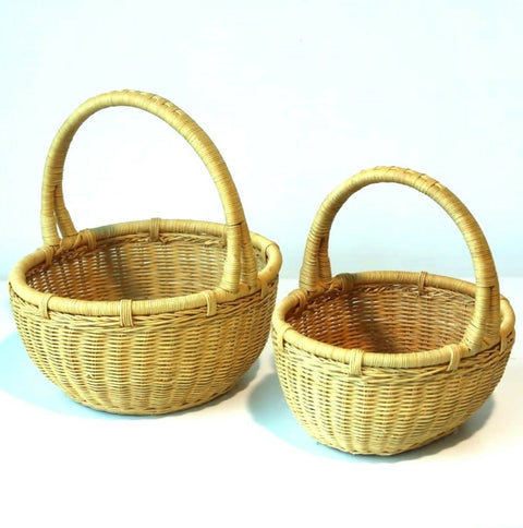 susarts hand woven Rattan basket