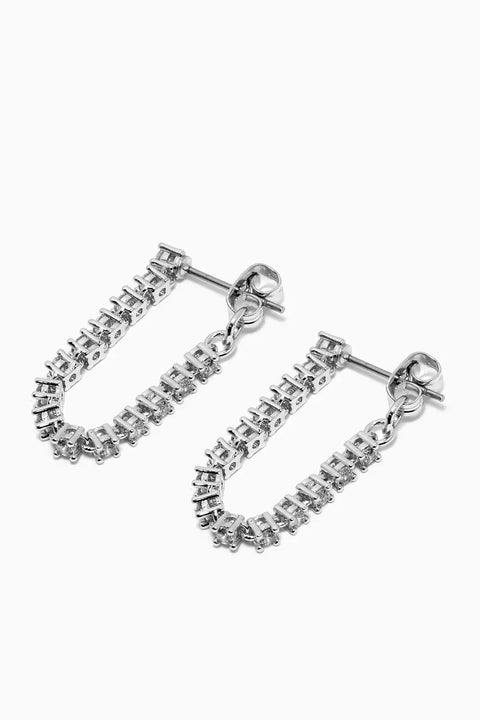 Ballier Chain Studs- Silver