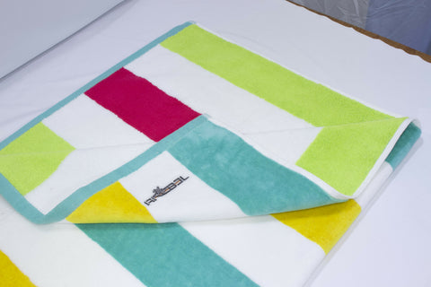 Riviera Striped Beach Towel