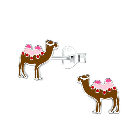 Camel Stud Earrings