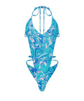 Halter neck front tie one piece front BSW