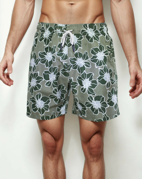 Olivine Printed Shorts