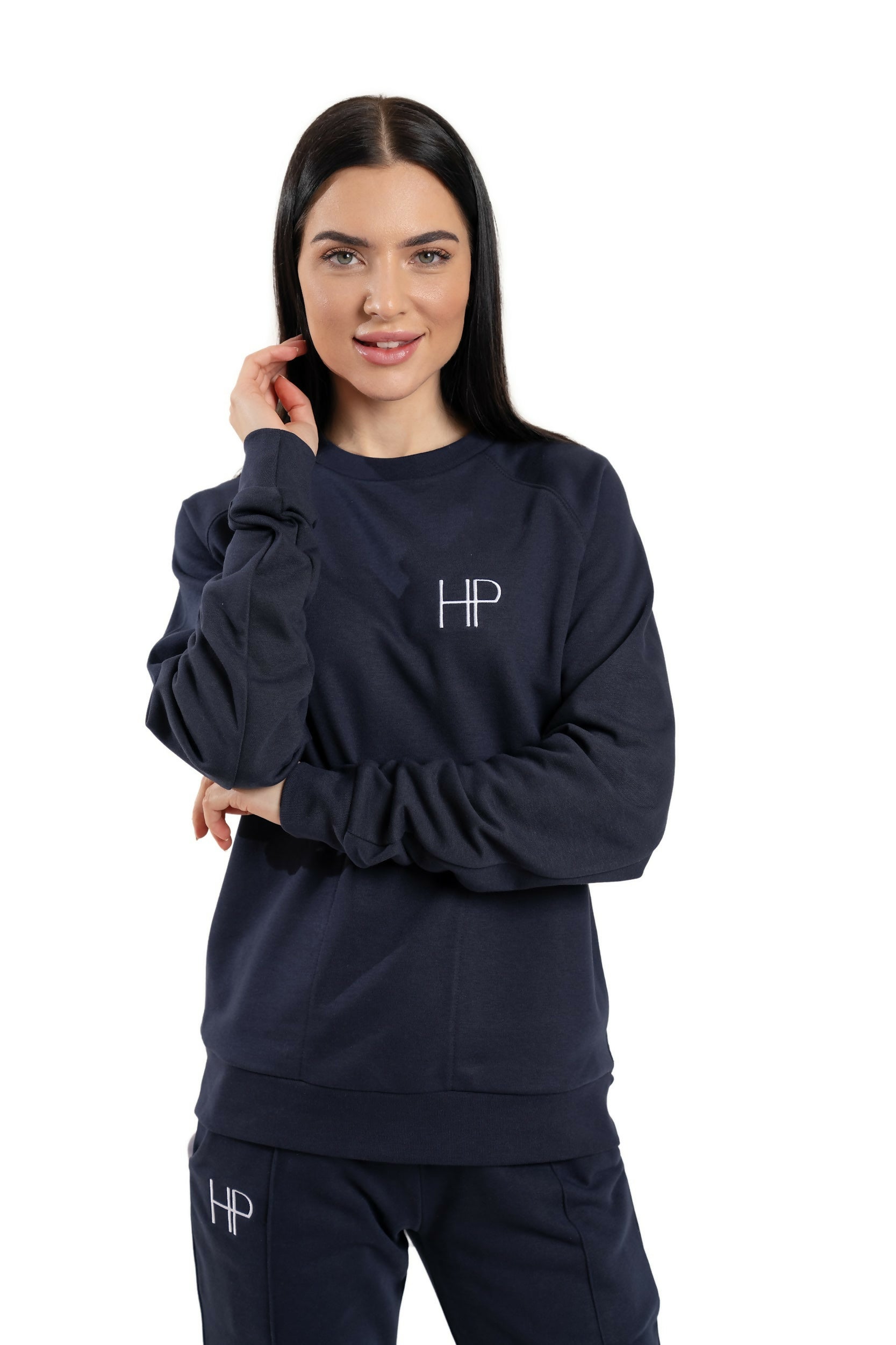 Long Sleeves Terry Top - Lana Navy