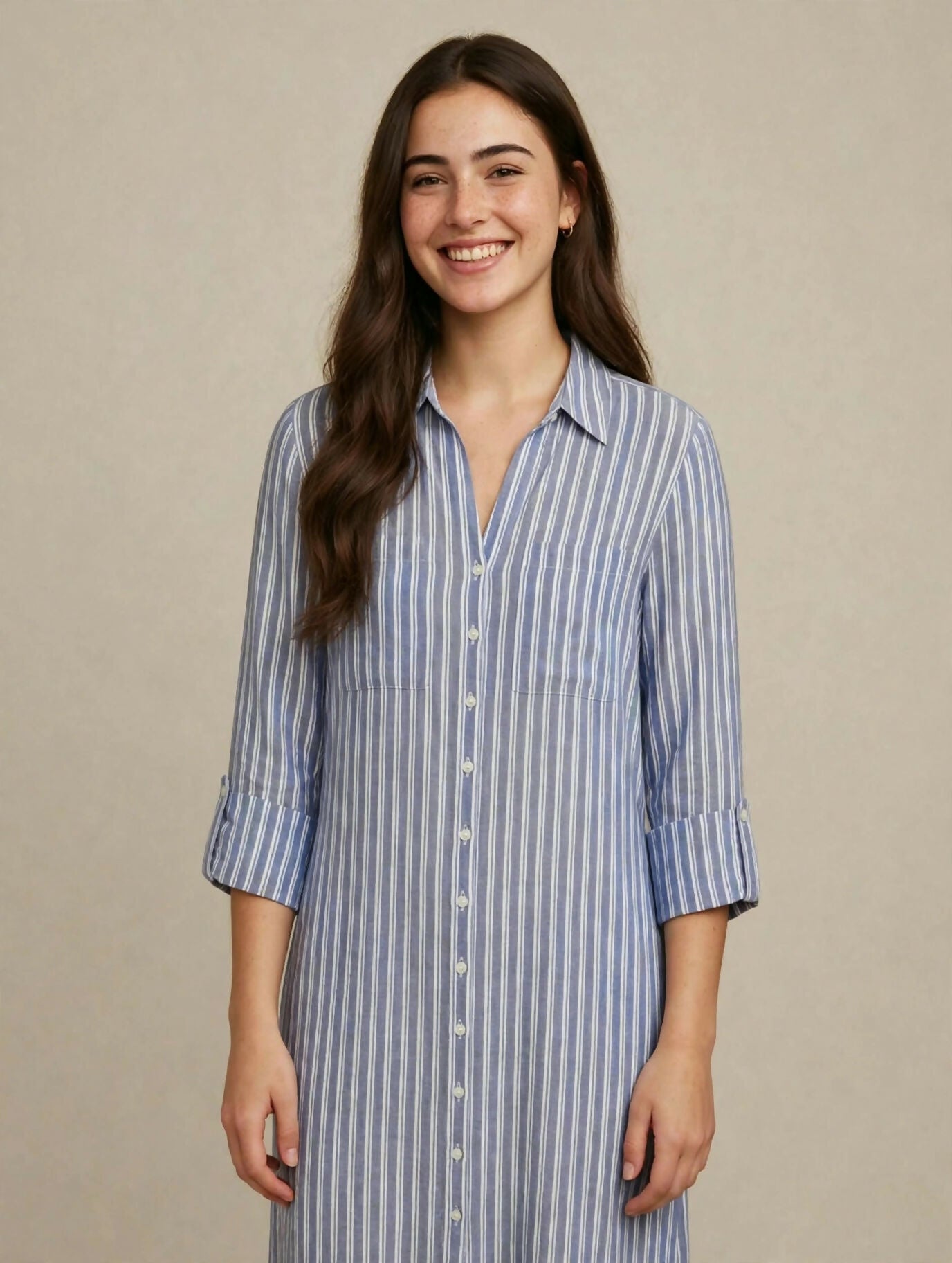 Dress -Three-Quarter sleeveDress