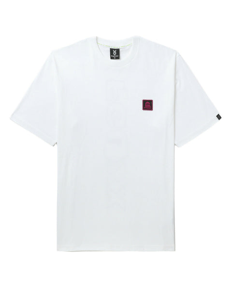 Back Logo White T-shirt in Cotton Jersey