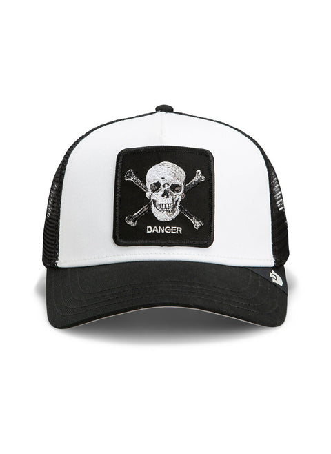 Goorin Bros Danger Skull and Crossbones Trucker Cap