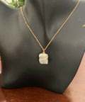 NATURAL STONE BLUE PENDANT