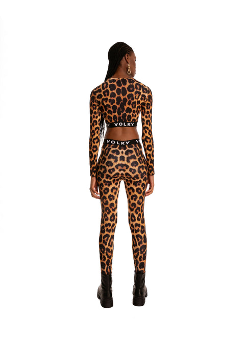 Leopard Sport Set in Orange