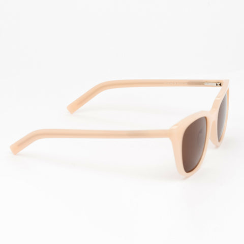 Diva Sunglasses | Cream Frames & Brown Lenses