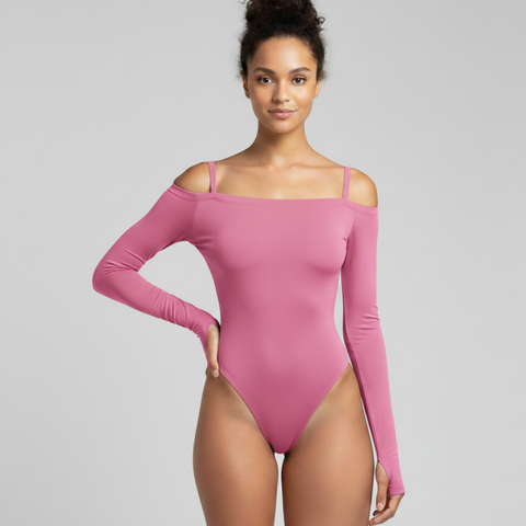 The Contour Bodysuit Pink