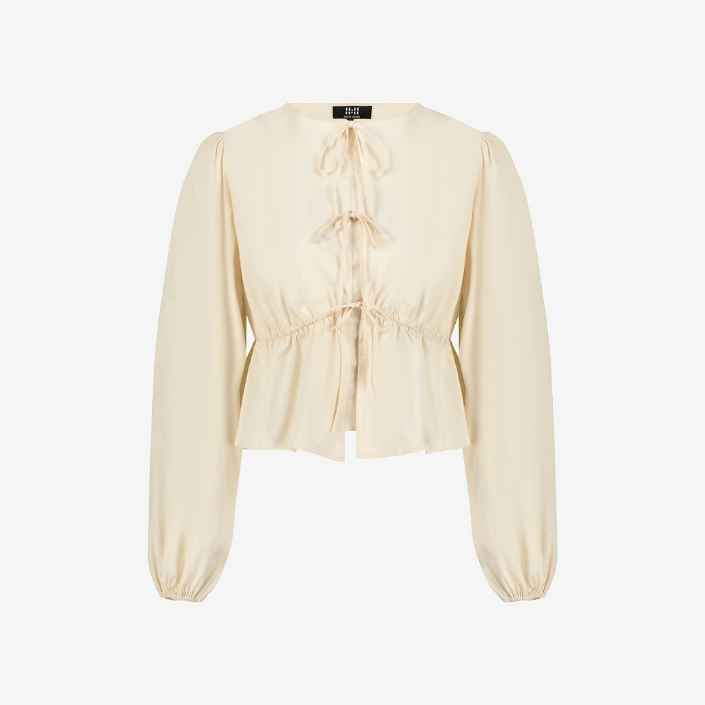 Bernadette Bow Tie Front Top