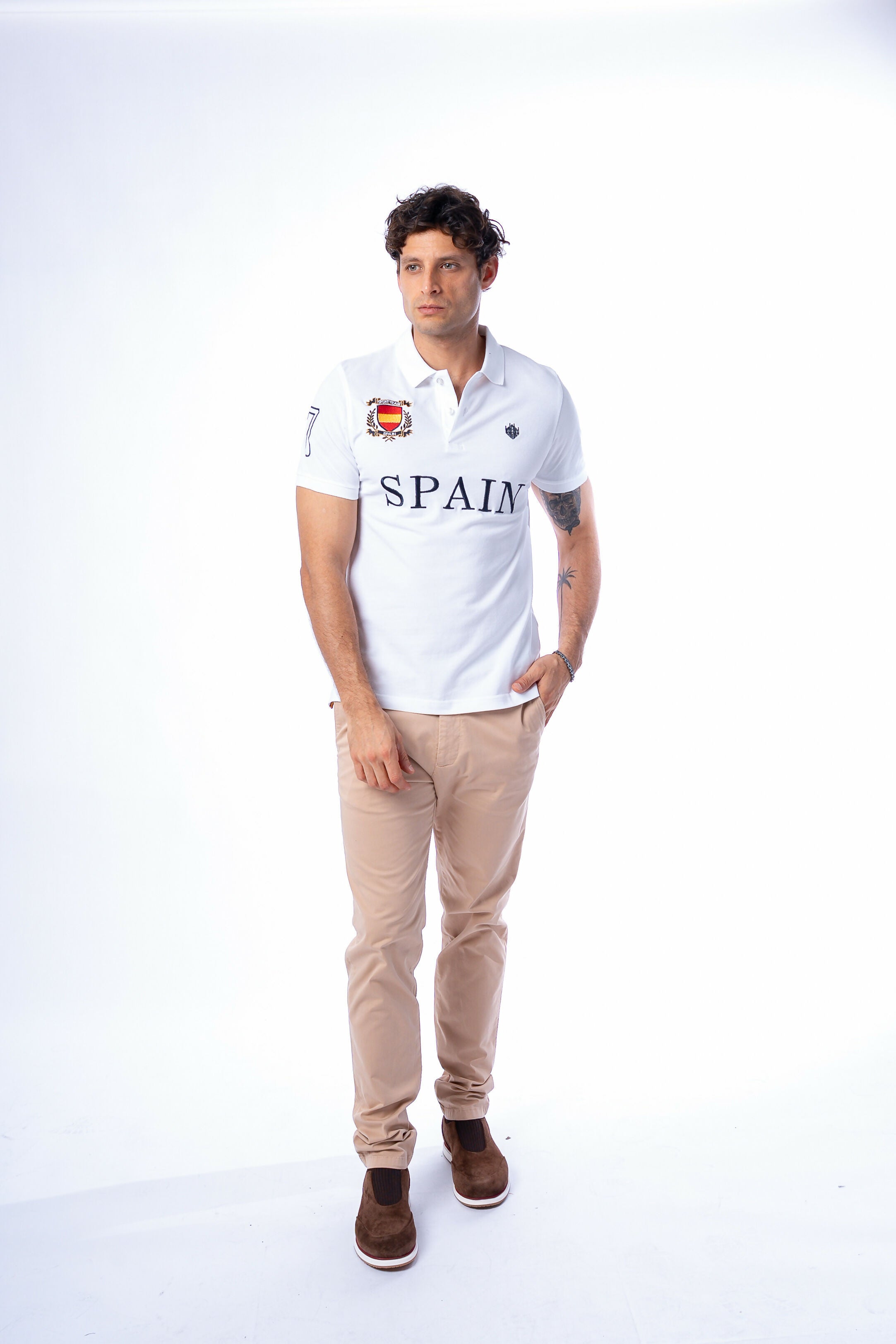 SPAIN POLO WHITE