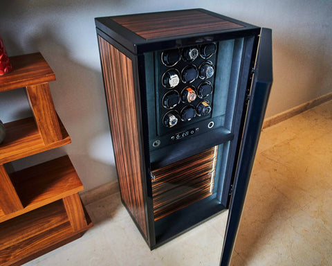 Tower 24 Macassar – Customized Watch Winder for 30 Watches