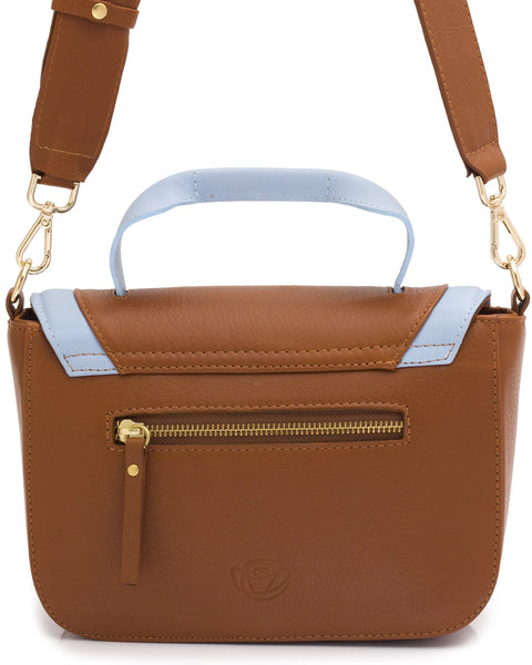 MIRANDA BROWN LEATHER HANDBAG