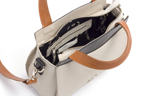 EMILY NATURAL LEATHER HANDBAG