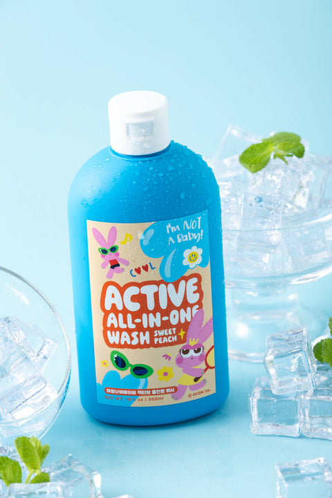 I’m Not A Baby ACTIVE ALL-IN-ONE WASH SWEET PEACH 300ml