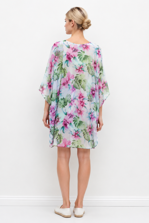 Net Floral Kaftan