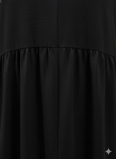 MY PEANUT Modest Dress In Black
