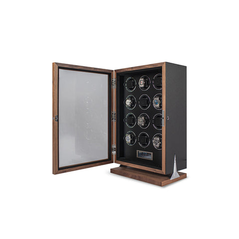 Maja 12 Fingerprint Walnut – Watch Winder