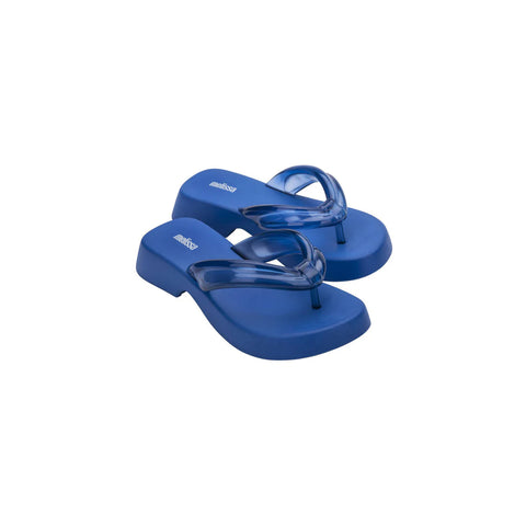 Melissa Air Bubble Flip Flop Double Ad Blue