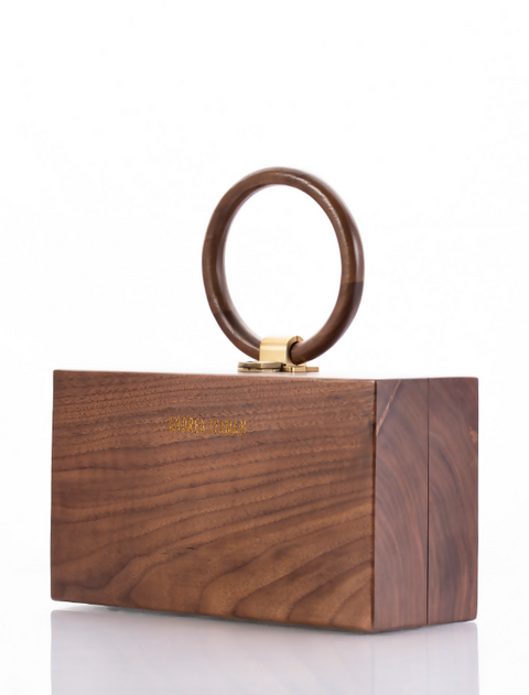 OWA WOODEN CLUTCH