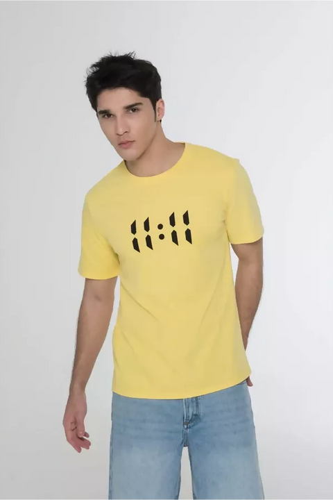 ROUND NECK LOGO PRINT COTTON TSHIRT