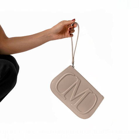 MIAR LOGO POUCH BEIGE-11