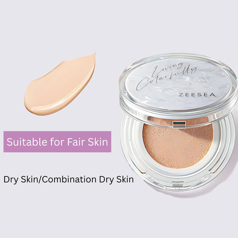 ZEESEA Satin Moisturizing Air Cushion BB Cream 13g - Brightening Skin Tone