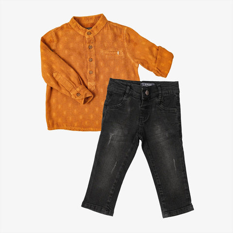 MINIFACE Junior Alphas Henley Set