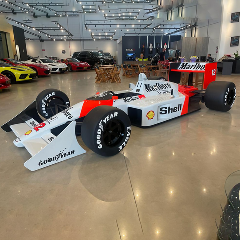 1:1 Full Scale Formula 1 MP4/4 1988 Ayrton Senna Wall Sculpture