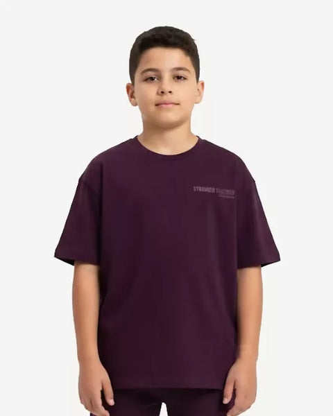 ST KIDS OVERSIZED T-SHIRT PLUM PURPLE