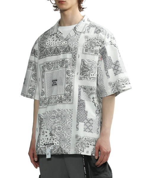 Relaxed Paisley Short Sleeve Shirt