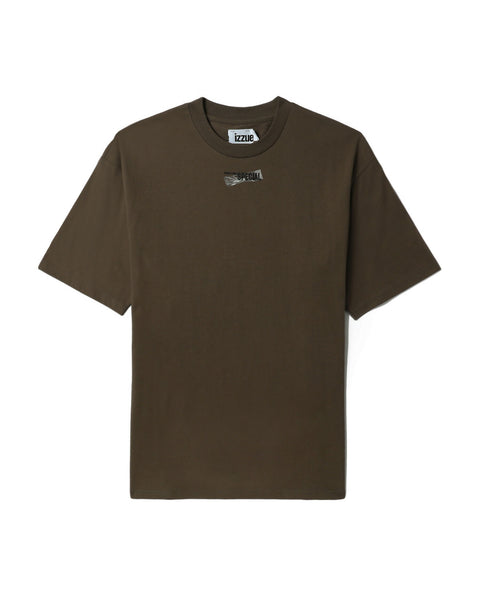 Photo Print T-Shirt In Brown