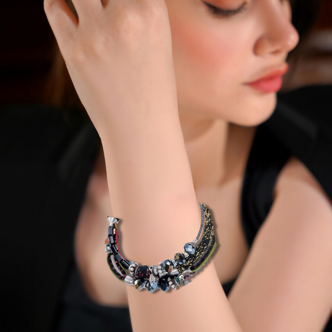 Nighthawk Spiral Bracelet