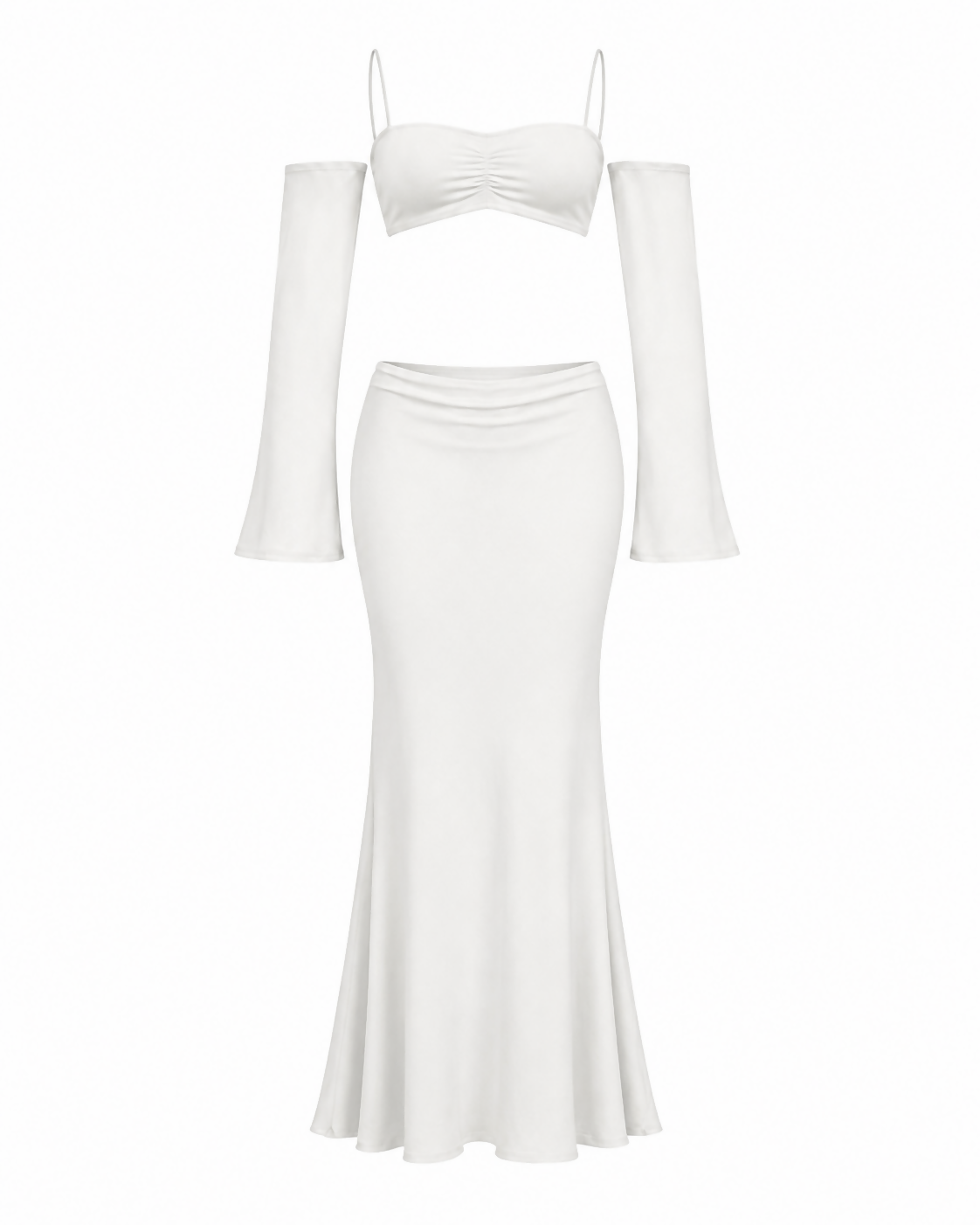 Ivy Dress Set White