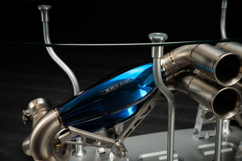 Pagani Huayra Titanium Exhaust Coffee Table – Functional Automotive Art