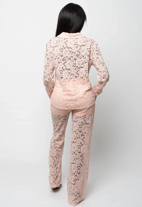 Gisele Lace Set Pink Blush