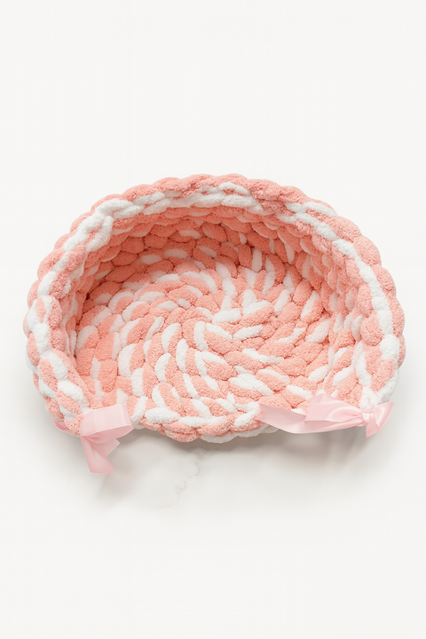 Pet Bed – Blush Ribbons