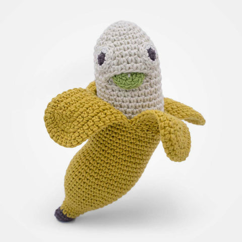 susartsw crochet doll '' banana'' rattle