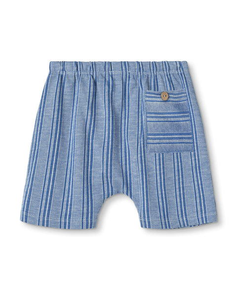 F1445 - MIRO SHORTS - CLOUD DANCER MAZERINE BLUE STRIPE - Extra 3