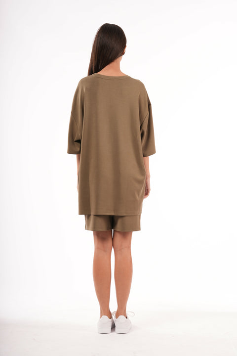 TYNT Premium Oversized T-shirt / Olive Green