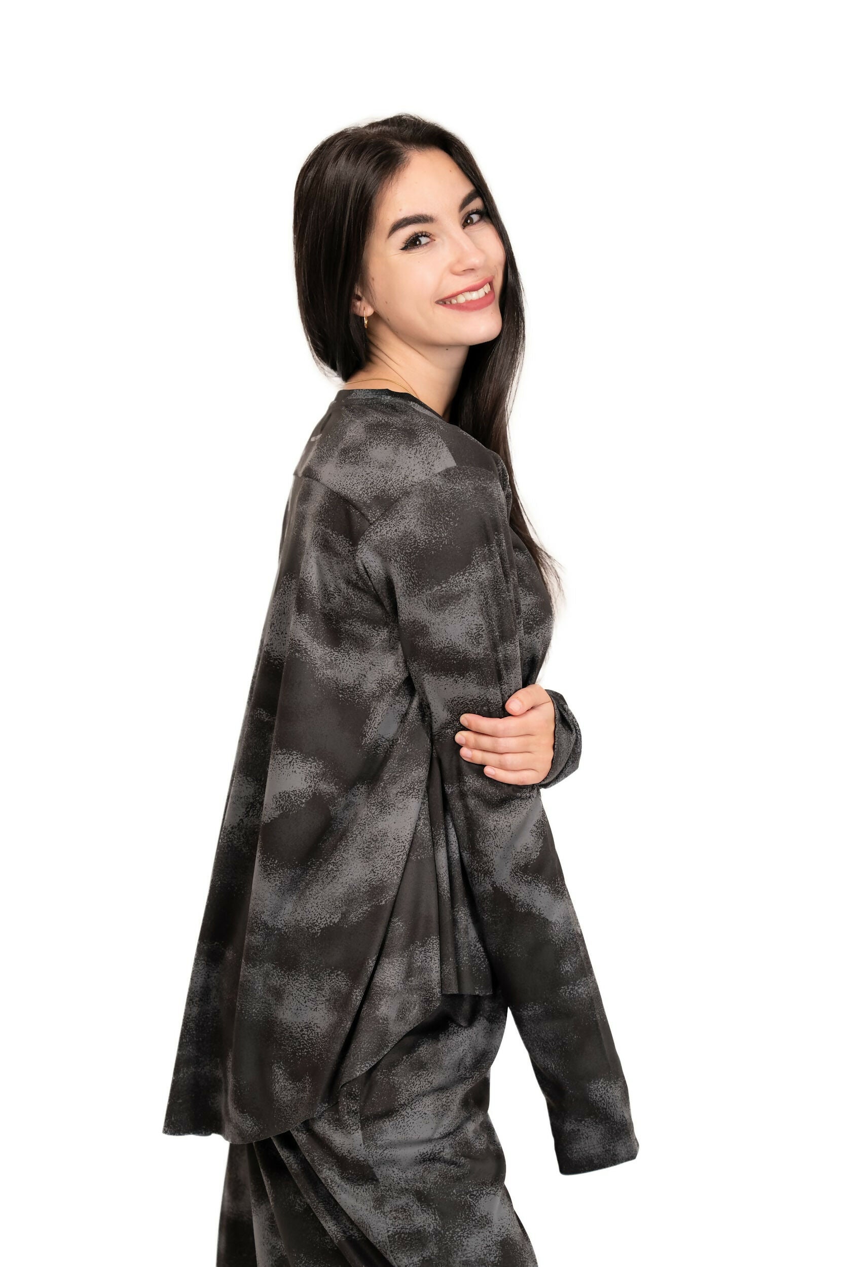 Flowy Combo Set Top & Pant - SIENA Black