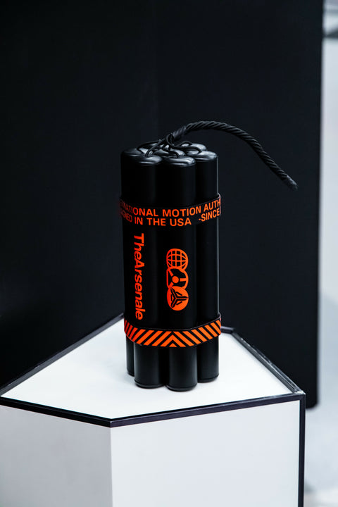 TheArsenale Dynamite Sculpture – Black & Orange Edition