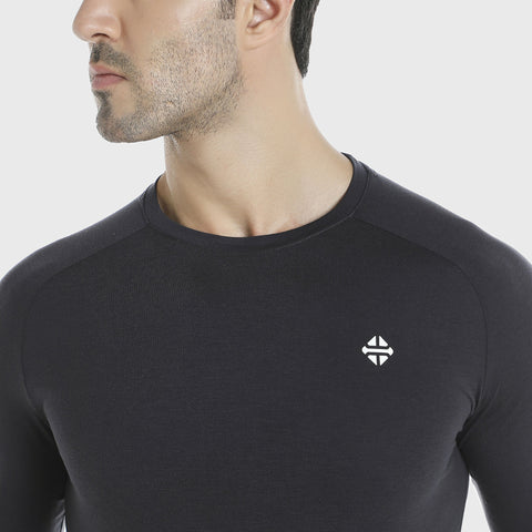 TYNT Active Wear Long Sleeve T-shirt/Black