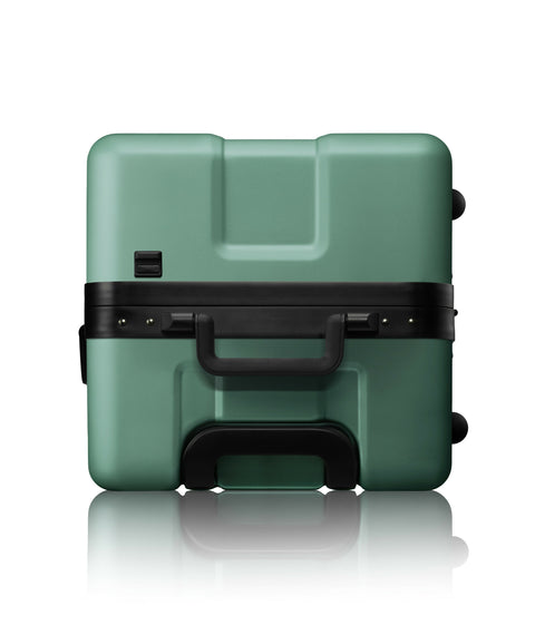 OUMOS 92L Container - Durable and Stylish Luggage Green Vintage