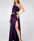Mesmerize-Evening-One-Sleeve-Cut-Out-Grape-Dress2