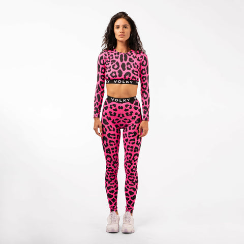 Leopard Sport Set in Pink