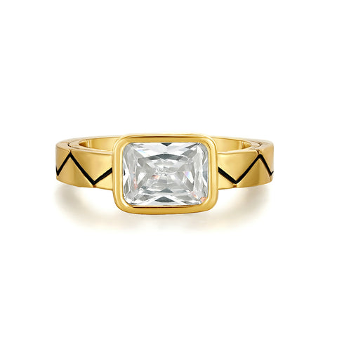 The Camille Ring- Gold- Size 5